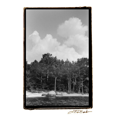 Serene Lake V - Wrapped Canvas Print