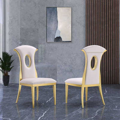 Kipten 18.5'' H Velvet Upholstered Side Chair