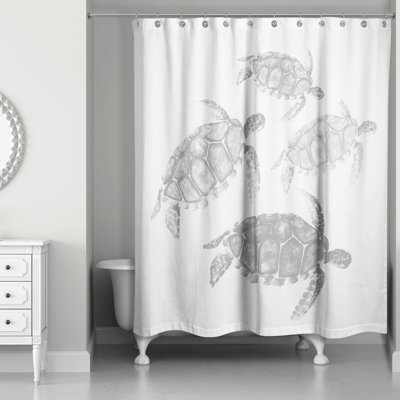 Rideau de douche lavable à la machine H 74 po x l 71 po Haraway