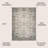 Hiero Persian Border Low-Pile Machine-Washable Cream/Terra Rug-348447632