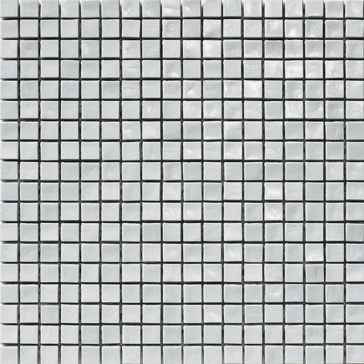 Titanium 0 5/8" x 5/8" Glass Mosaic