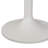 Lourdes Round Stone Top with Iron Base Dining Table