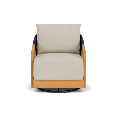 Alpine Outdoor Teak Swivel Lounge Chair