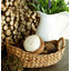 Panier de rangement décoratif et fonctionnel fait à la main Asgrin Seagrass avec poignées en métal