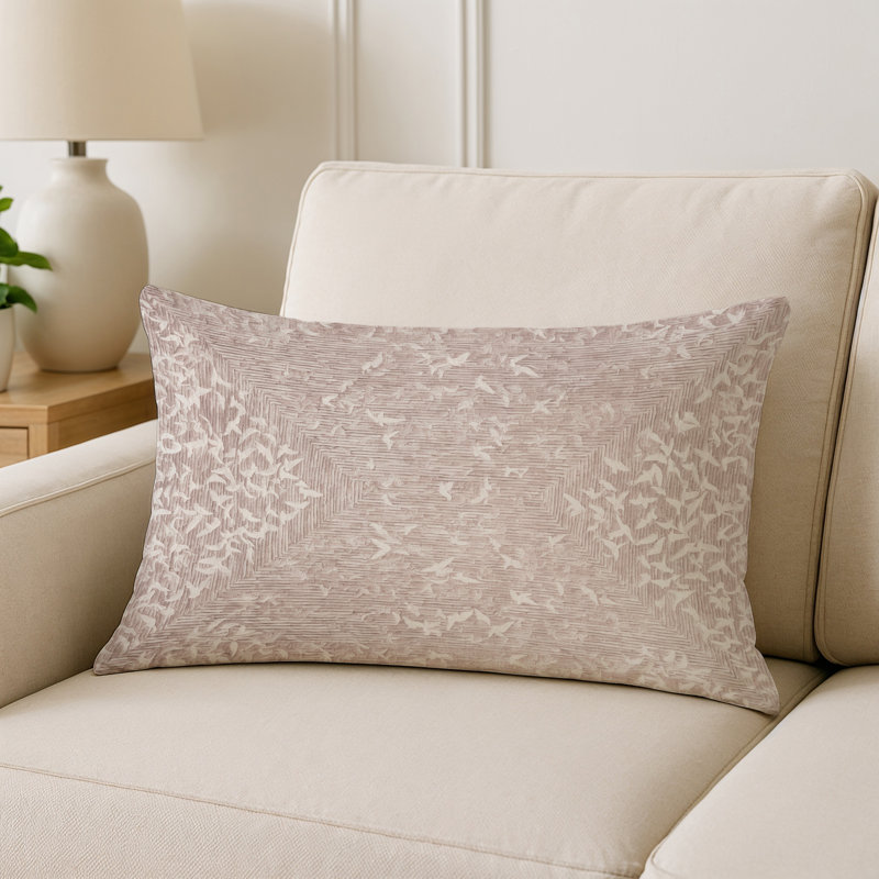 Coussin décoratif intérieur et extérieur Modern, Gris abstrait 100, Rectangle H 18 po x l 25 po