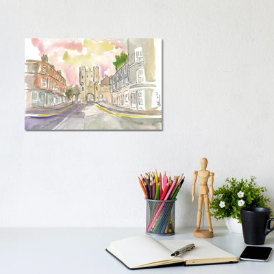 York Yorkshire Old Town Micklegate Street Scene By Markus & Martina Bleichner - Wrapped Canvas Graphic Art by Markus & Martina Bleichner - Wrapped Canvas Gallery-Wrapped Canvas Giclée