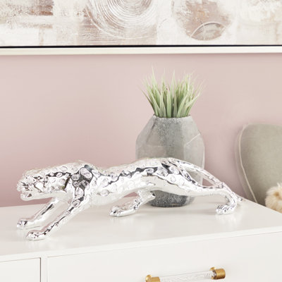 Polystone Leopard Figurine