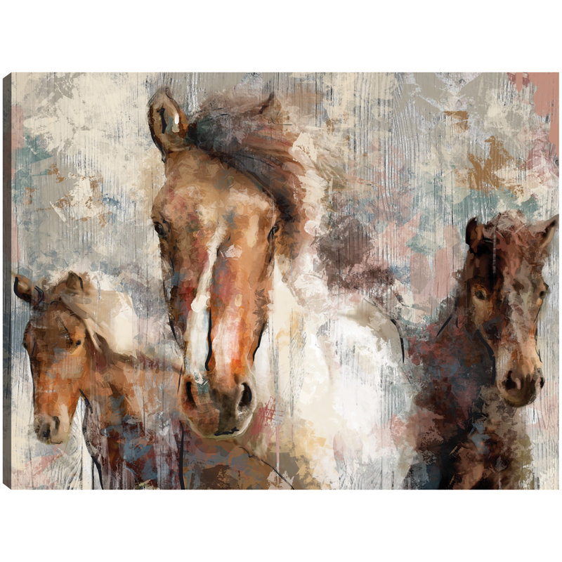 «In The Wild» par Studio Arts, reproduction d'art sur toile, Toile tendue, H 27 po x l 36 po x P 1,5 po