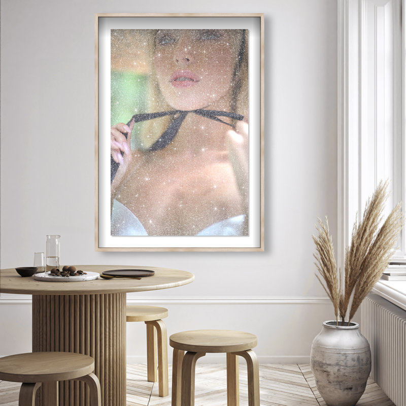 Yours Forever Canvas Fashion Print by Oliver Gal, 55.5"H x 37.5"W, Natural Oak Frame