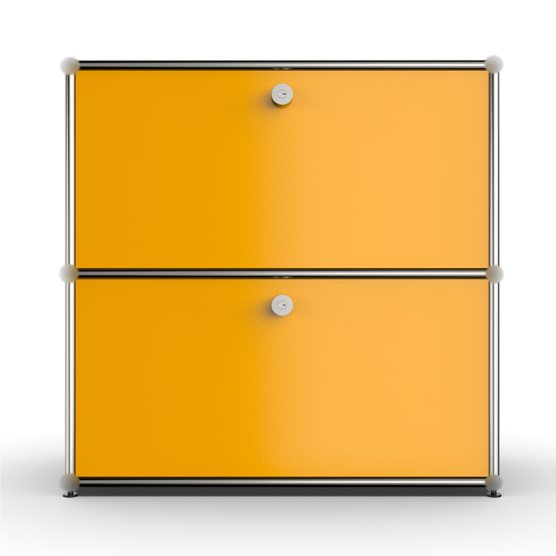Storage Bedside Table Sideboard File Cabinet Dining Cabinet Shelf Bookcase, Yellow