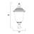 Islington Stained Glass Lantern Head Post Lantern-24506708