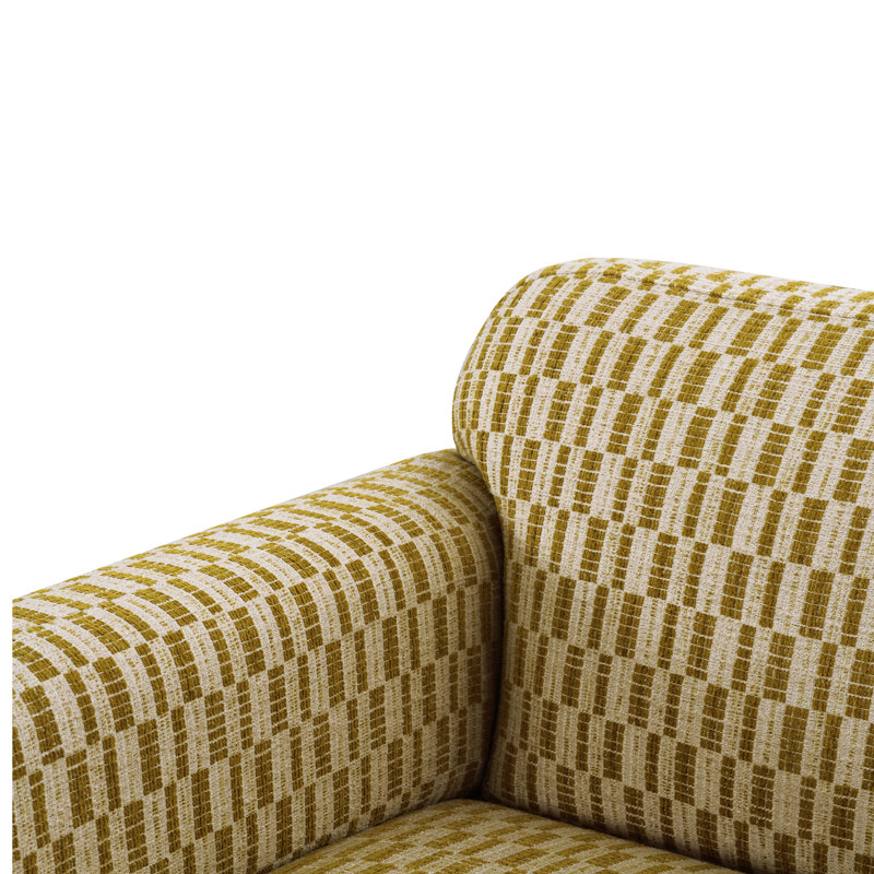 Leo Armchair, Green, Abstract