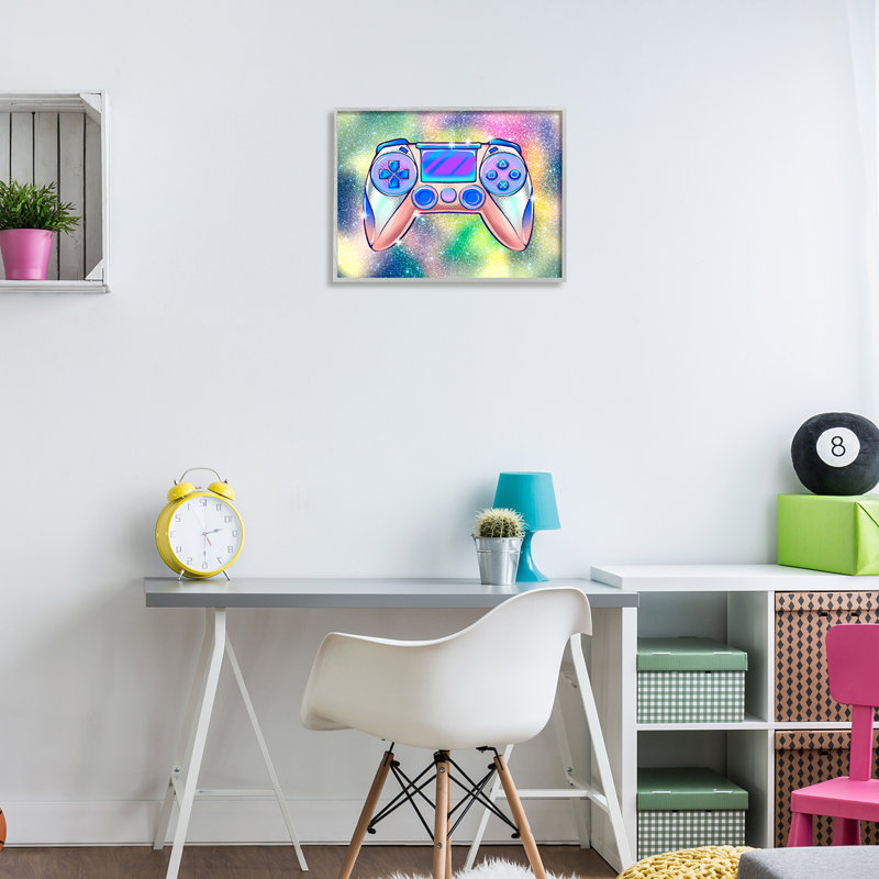 «Bold Sparkle», contrôleur de jeu vidéo par Ziwei Li - impression, H 16 po x l 20 po, Estampe numérique Farmhouse