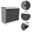 Évier utilitaire rectangulaire et armoire 2 portes Brookeline