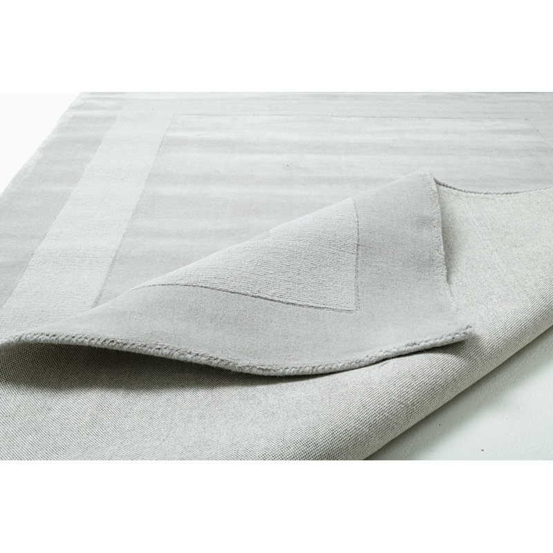 Larentius Solid Colour Wool Hand Woven Area Rug, Rectangle 120 x 180cm