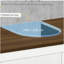 Armoire de salle de bain, armoire de drainage au sol, armoire de rangement autoportante avec tablettes réglables, porte double