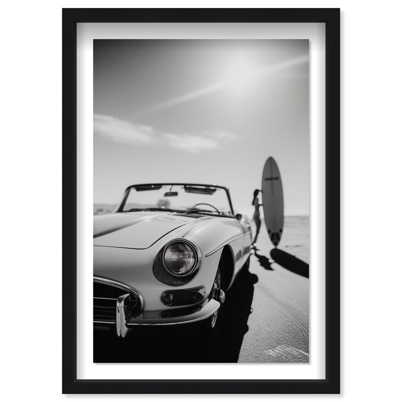 Coast Drift Framed Graphic Art, 31.5"H x 21.5"W, Black Shadowbox