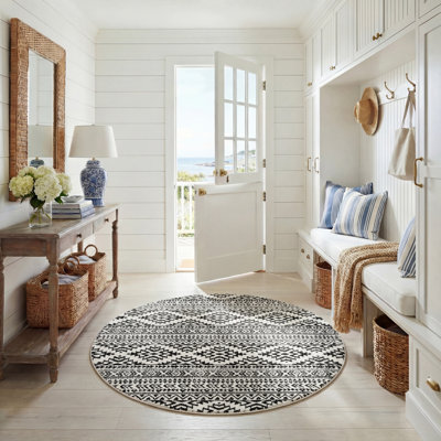 Cobos Performance Geometric Pattern Rug