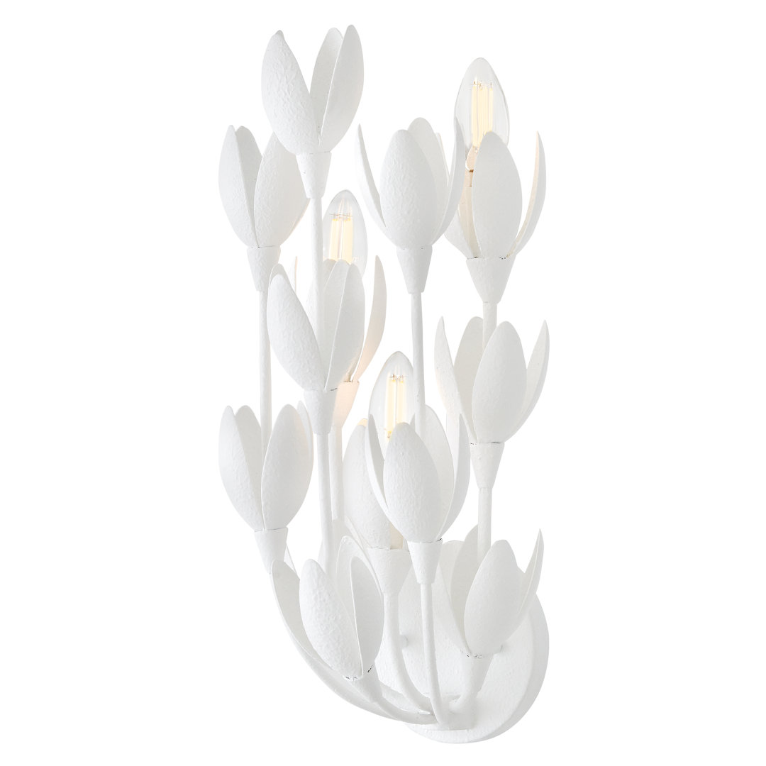Flora Three-Light Handmade Wall Sconce by Lisa McDennon Lisa McDennon by Hinkley