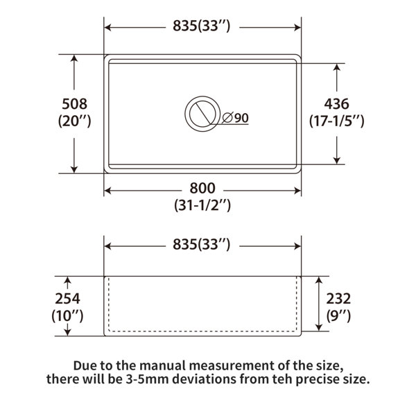 Dimensions du produit