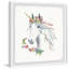 Creswell Rainbow Unicorn V - Single Picture Frame Painting-37528290