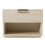Lamod Italia Lago - Table de chevet moderne en faux travertin