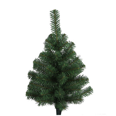 Arbre de Noël artificiel enneigé 2,3 pi avec pin vert 2,3 pi