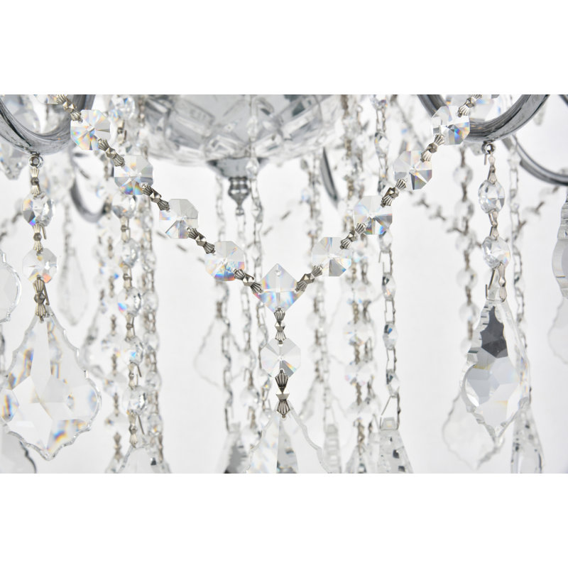 Chandelier, Chrome, 12