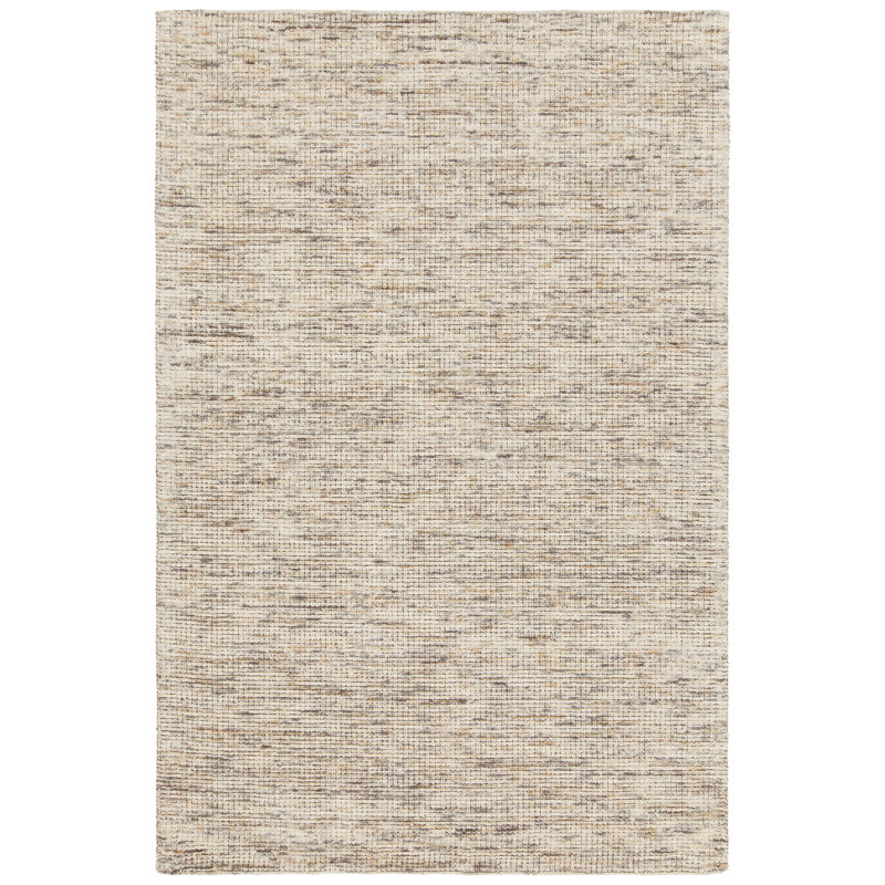 Tapis beige tissé à la main Cunningham, Rectangle 9 pi x 13 pi