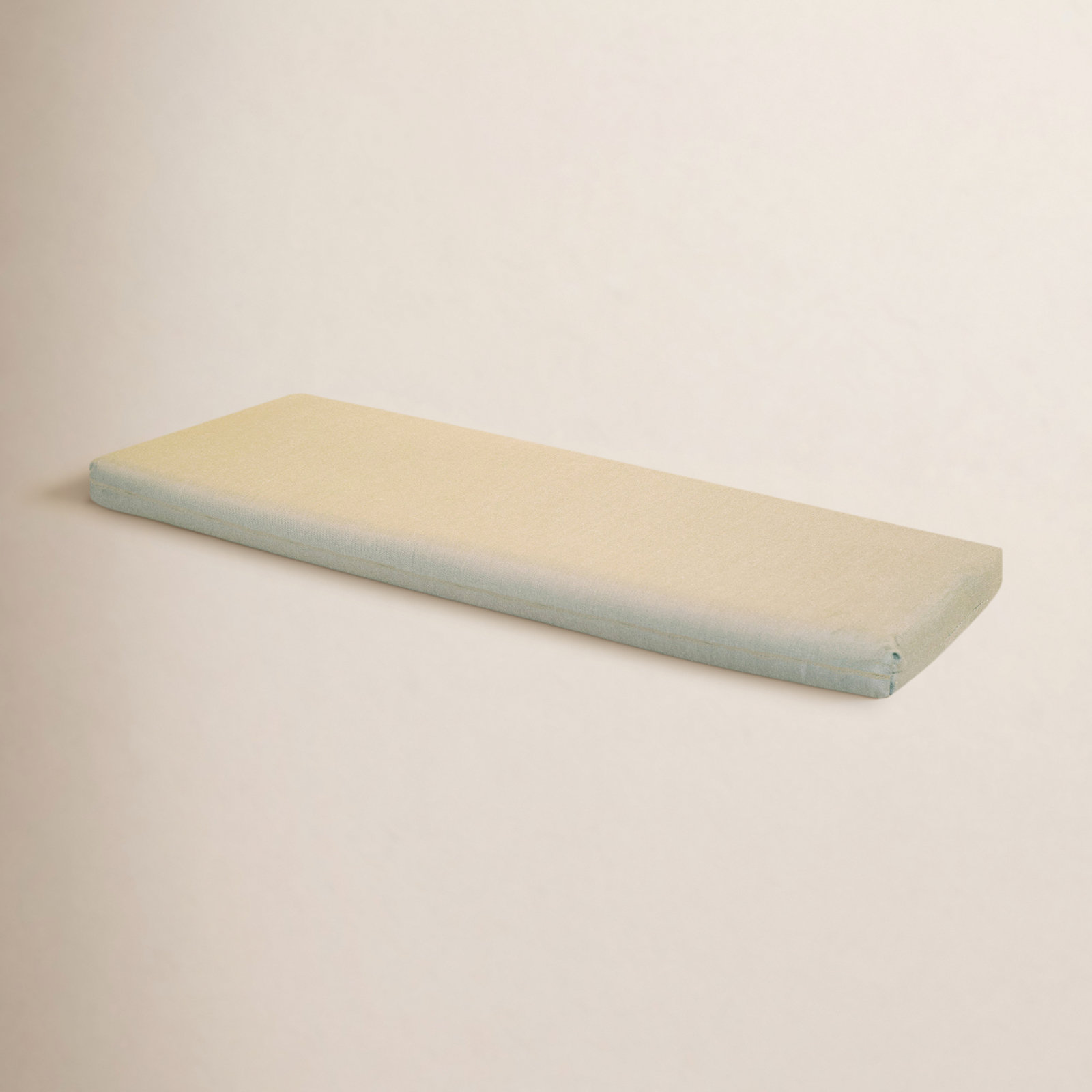 44" Sunbrella® Bench Cushion, Cast Ash Sunbrella® Plainweave