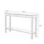Console rectangulaire en bois massif noyer-851488857