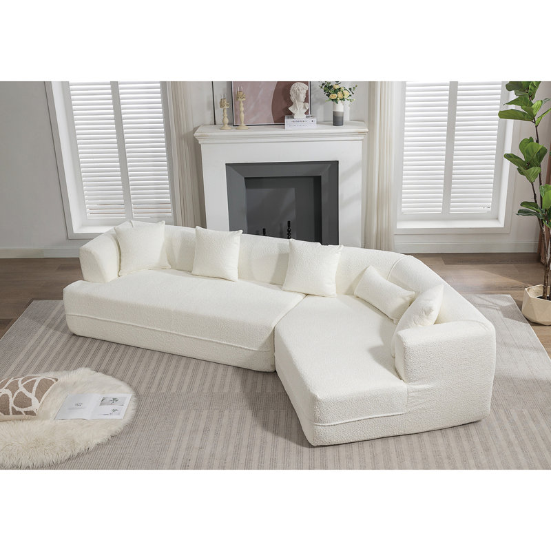 Canapé modulaire nouveau et amélioré, Blanc crémeux