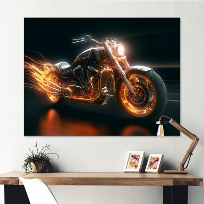 " Neon Light Strips Motorcycle "