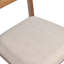 Chaise de salle à manger moderne en bois de 17 po de large avec siège rembourré-2134278588-2134278582