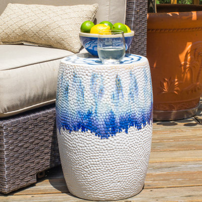 Fusion Ombre Drip Drum Stool