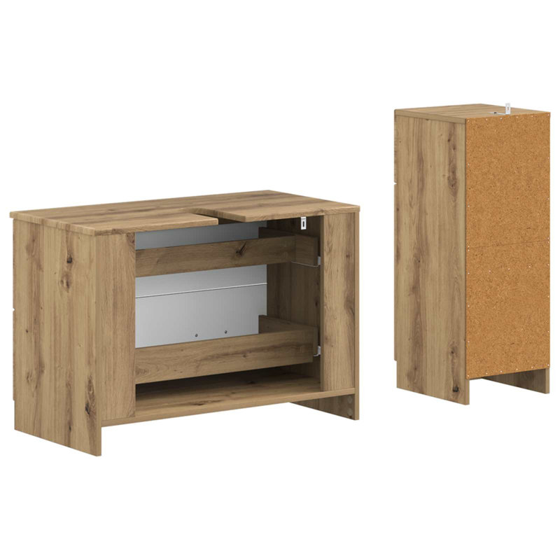 Bathroom Storage Furniture Set, Artisan Oak