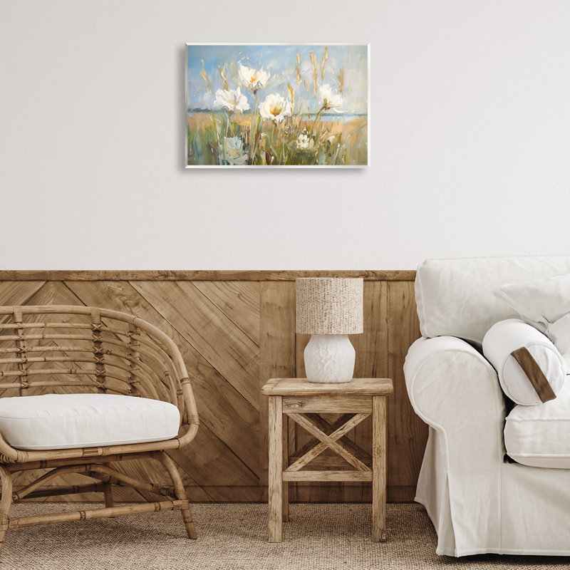 «Soft Soft Seaside Wildflowers» par Ramona Murdock, H 13 po x l 19 po