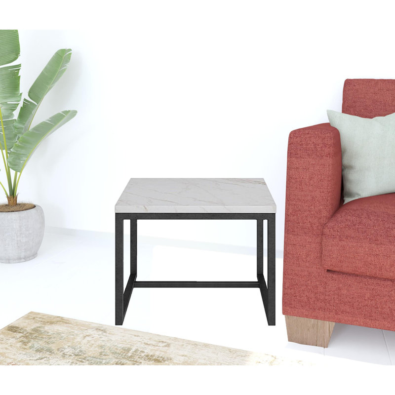 Table de bout Stone Trestle