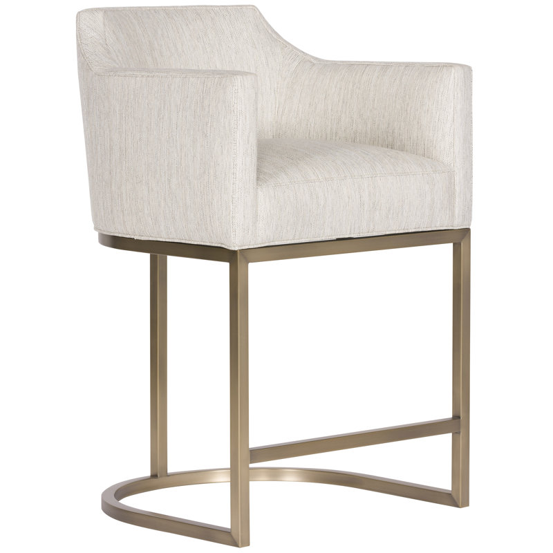 Tabouret de comptoir Make It Yours, Tabouret de bar (siège d'une hauteur de 28 po), Laiton satiné