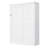 Twin Size Murphy Bed, Foldable Cabinet Wall Bed, Space-Saving Design, White