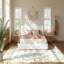 Lit plateforme tapissier à profil bas avec un design moderne et un assemblage facile, parfait pour les chambres contemporaines.-1230340105-1230340111