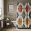 Rideau de douche Retro Tile - Premium-564158222