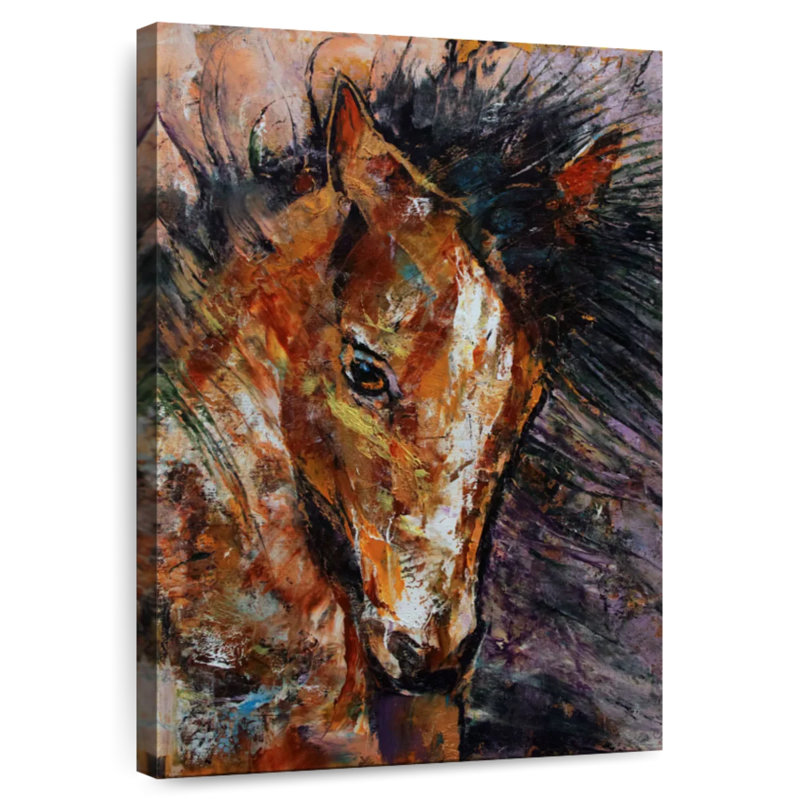 Brampt Colt Horse, 51" H x 34" W