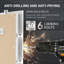 Tigerking 17,6 pieds cubes pi. Coffre-fort robuste avec double serrure à clé de sécurité double et boîte de verrouillage séparée pour bureau à domicile, 235 lb, blanc-124086609-124086611