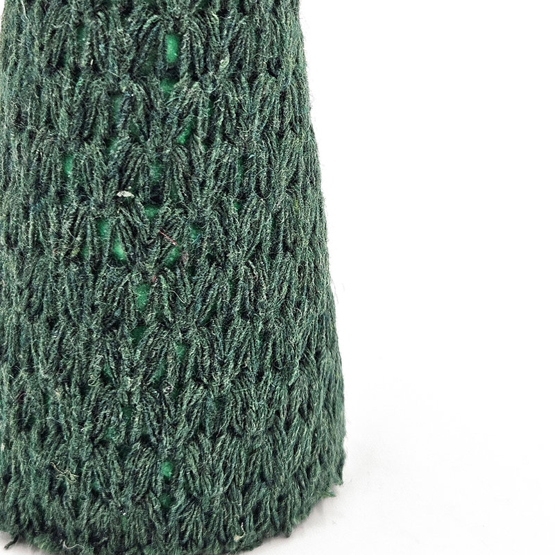 Cône vert - ensemble de 6 - 2,4 po x 2,4 po x 7,5 po - vert