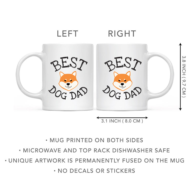 Tasse à café Best Dog Dad, Shiba Inu