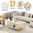 Aliona 3 - Piece Living Room Table Set, Mid-Century Modern Style Coffee Table and End Table Set-1792182819