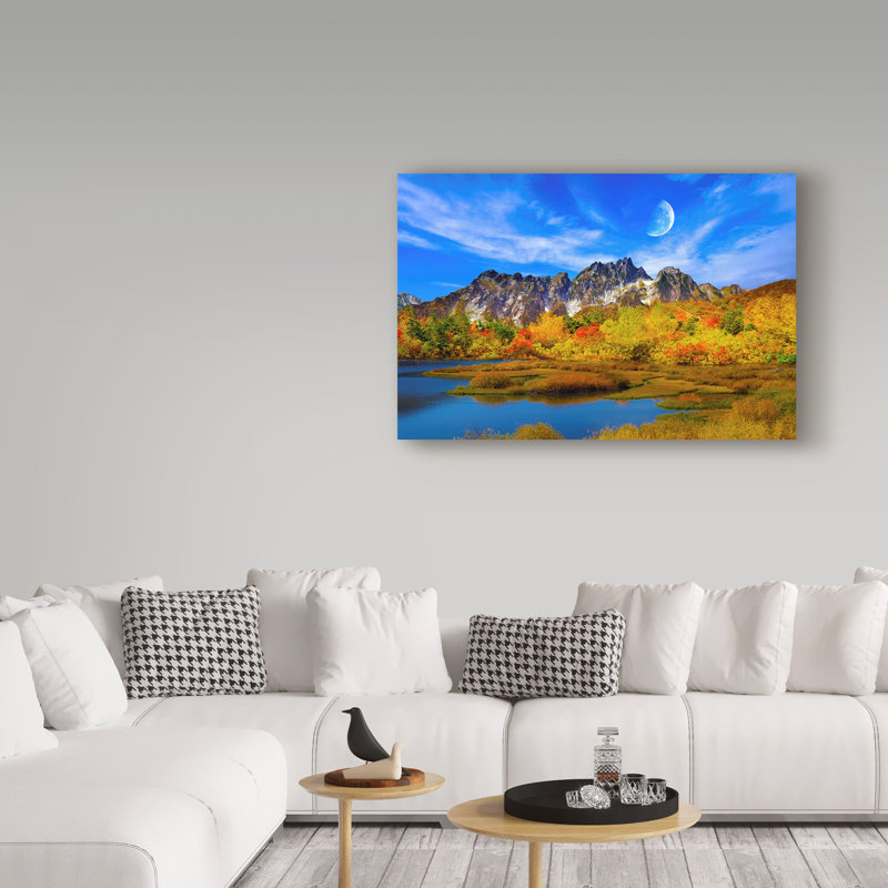 « beauté of nature », reproduction d’impression sur toile tendue, H 12 po x l 19 po x P 2 po
