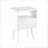 White Rattan Coffee Table with Solid Wood Legs for Living Room/Bedroom, 120lbs Capacity &amp; Drawer Storage