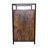 Spacious Rustic Brown Cat House, Hidden Litter Box, Scratching Mat, Entryways Enclosure, Heavy - Duty For Active Cats